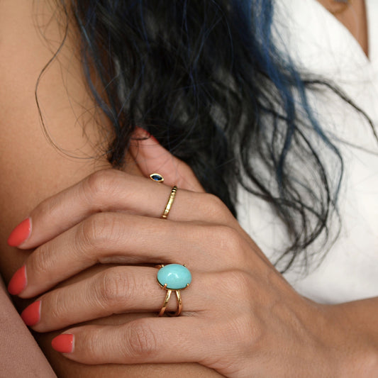 X Split Shank Engagement Ring