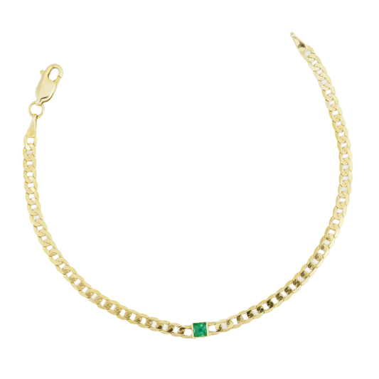 Selena Gemstone Chain Bracelet