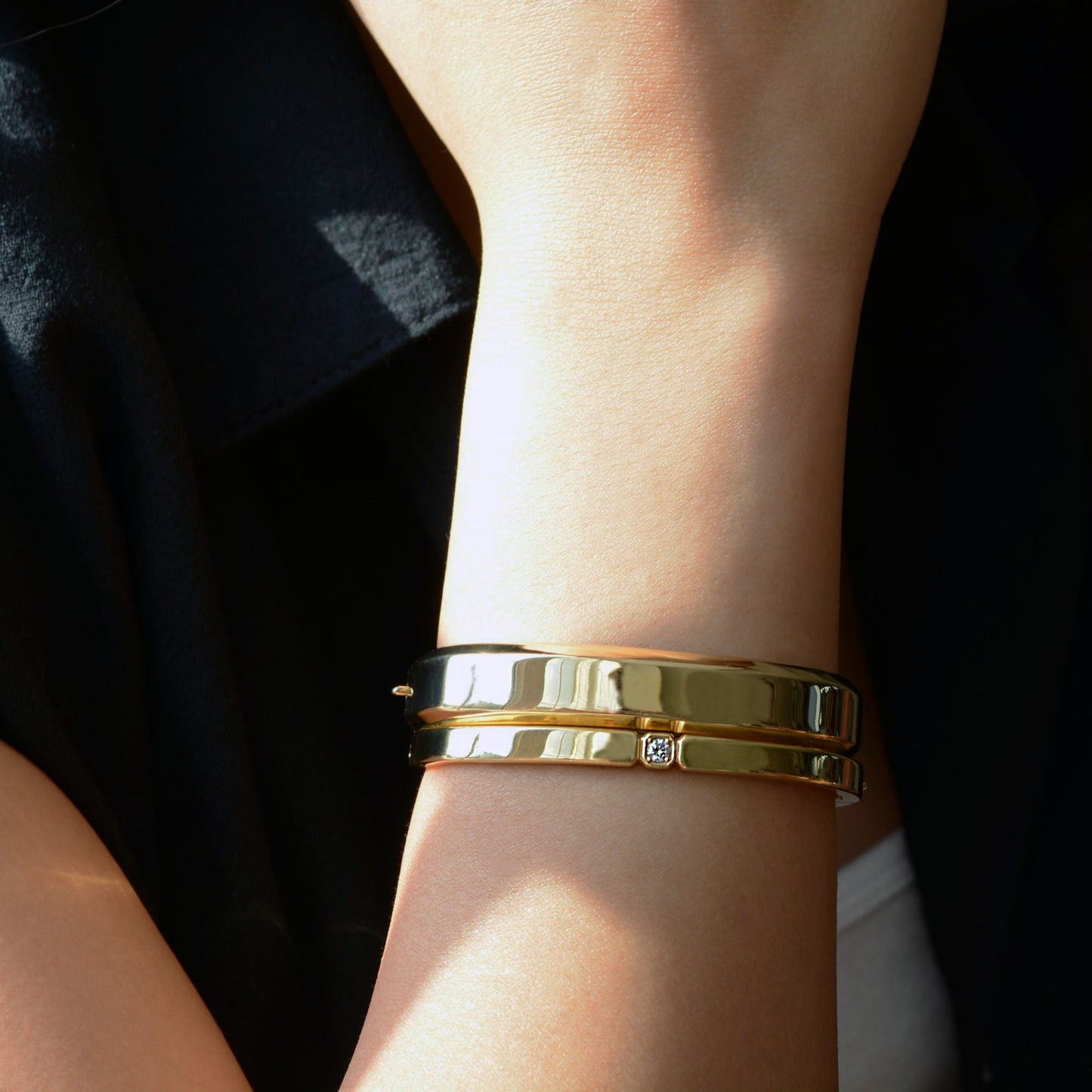 Bella Solitaire Bangle
