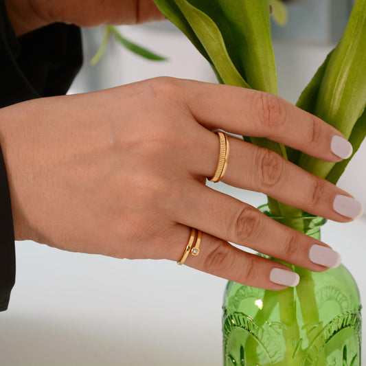 Bella Diamond Coil Ring