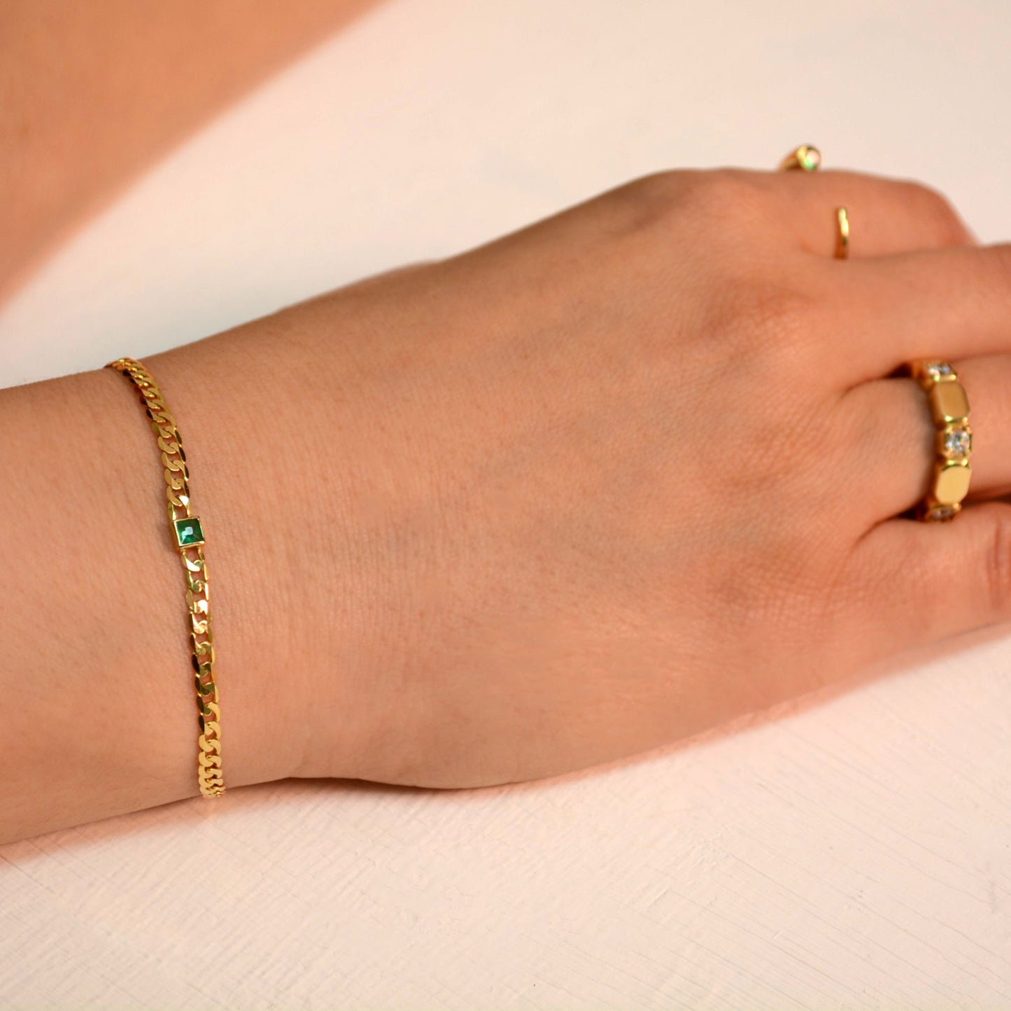 Selena Gemstone Chain Bracelet