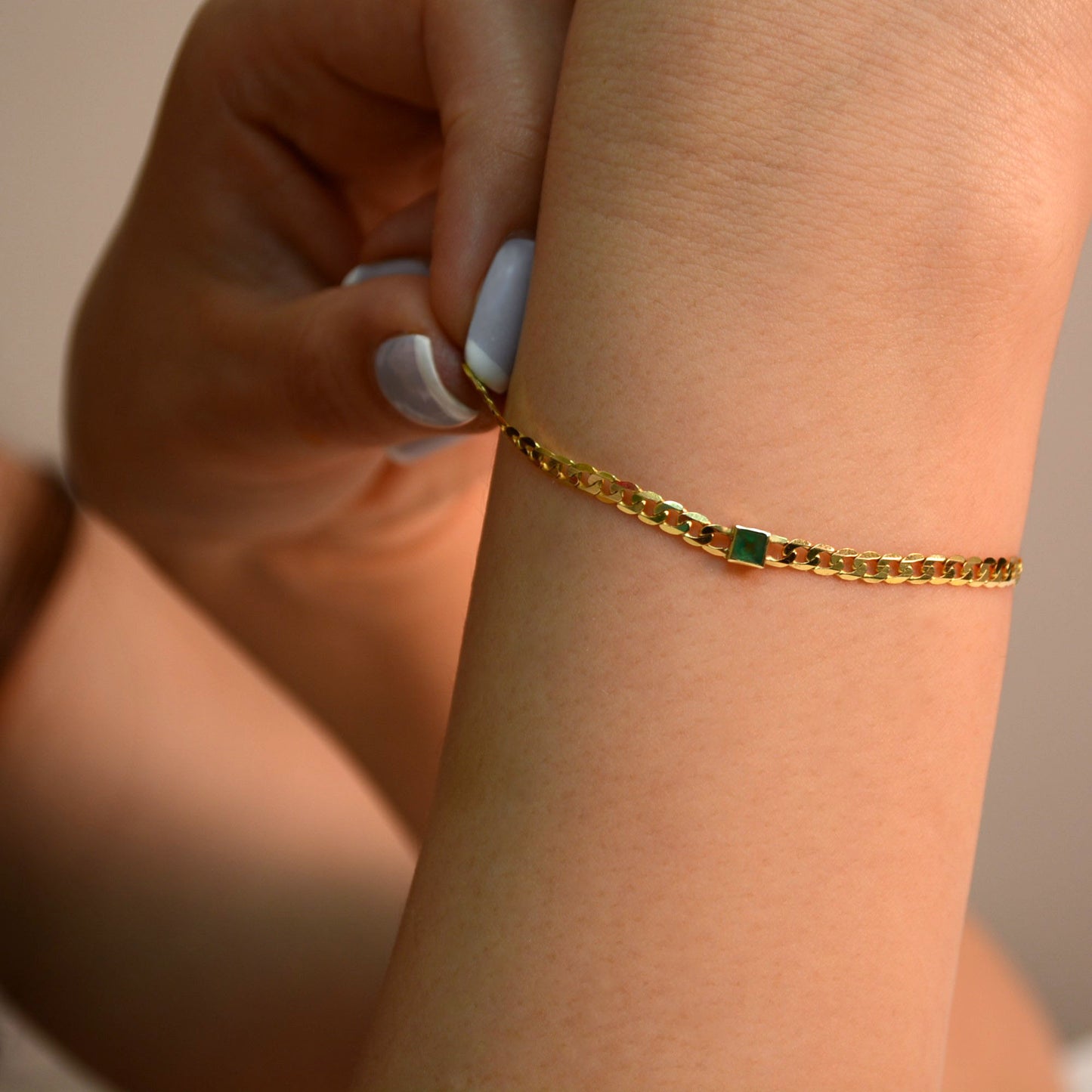 Selena Gemstone Chain Bracelet