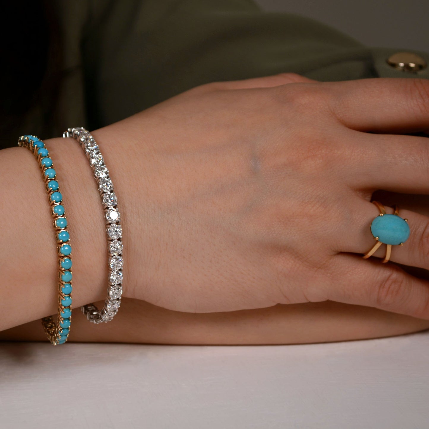 Turquoise Tennis Bracelet