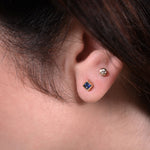Diamond Bezel Stud