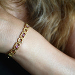 Bella Triple Heart Outline Bangle
