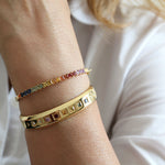 Iris Wide Bangle