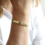 Harmony Emerald Bangle