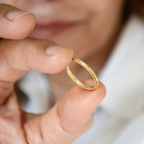 Beaded Curve Stacker Ring