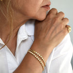 Bella Half Way Diamond Tennis Necklace