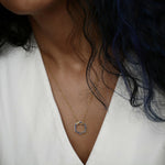 Reversible Honey Comb Pendant