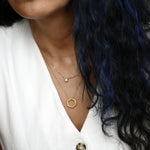 Bella Single Diamond Chain Necklace