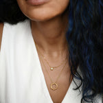 Reversible Honey Comb Pendant