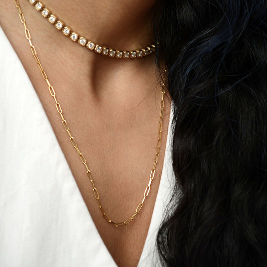 Lena Chain Necklace | Multiple Wrap Bracelet