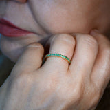 Emerald Eternity Band