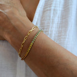 Rainbow Sapphire Tennis Bracelet