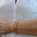 Rainbow Sapphire Tennis Bracelet