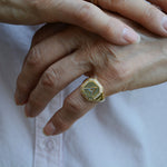 Initial Signet Ring