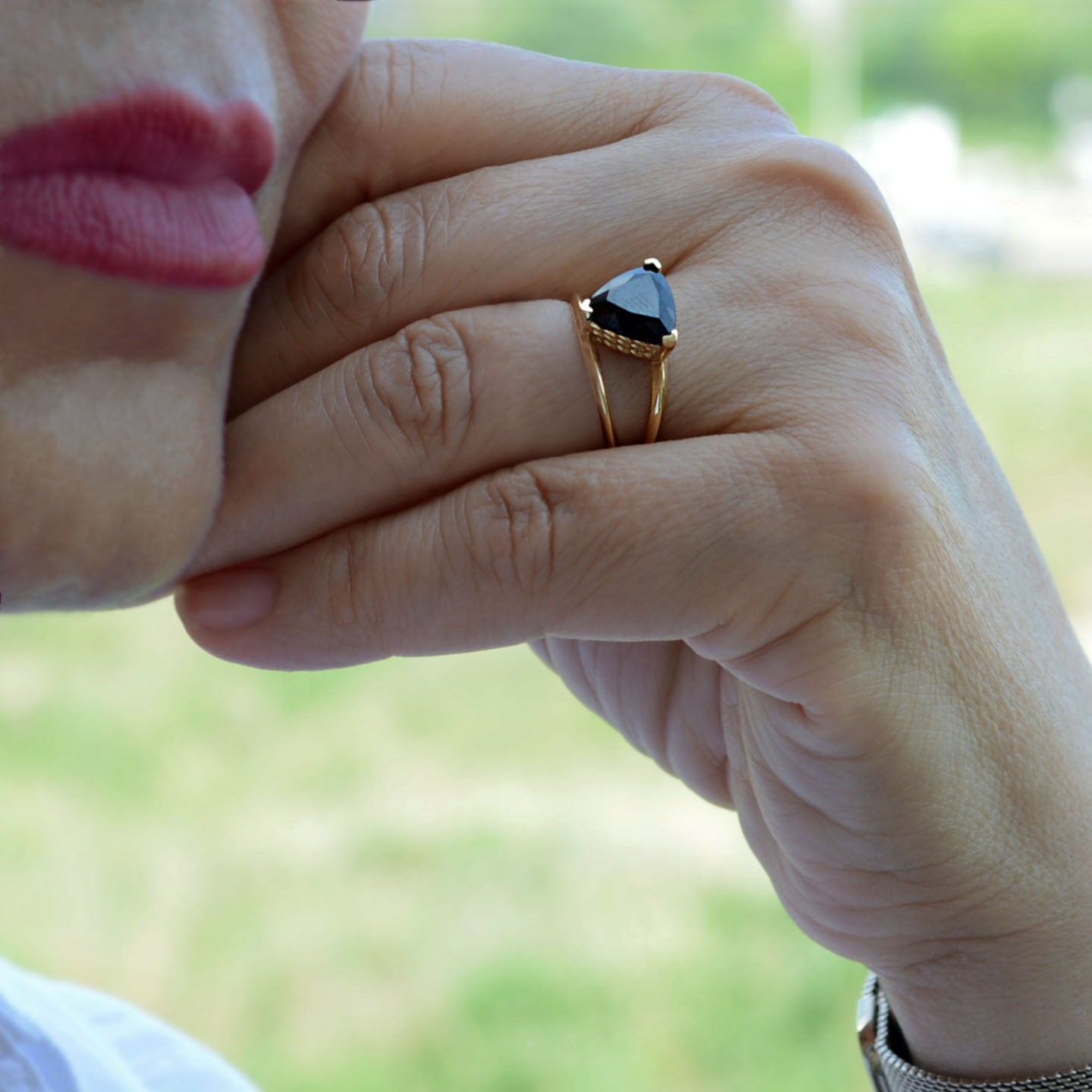 Basket Engagement Ring