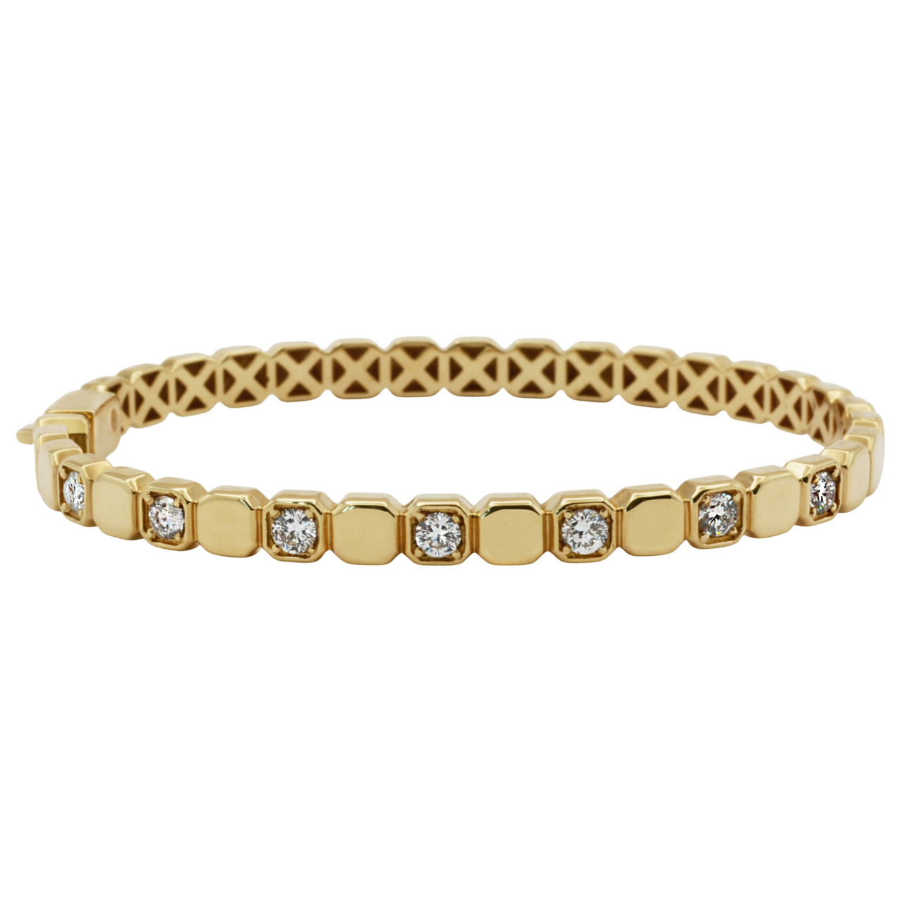 Bella Alternating Diamond Bangle