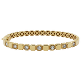 Bella Alternating Diamond Bangle
