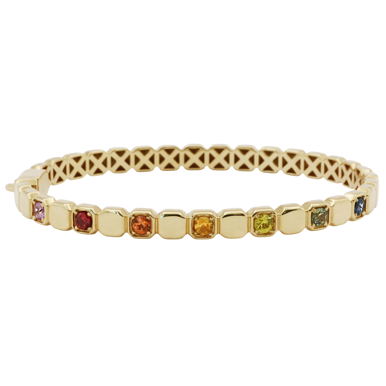 Bella Rainbow Sapphire Bangle