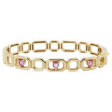 Bella Triple Heart Outline Bangle