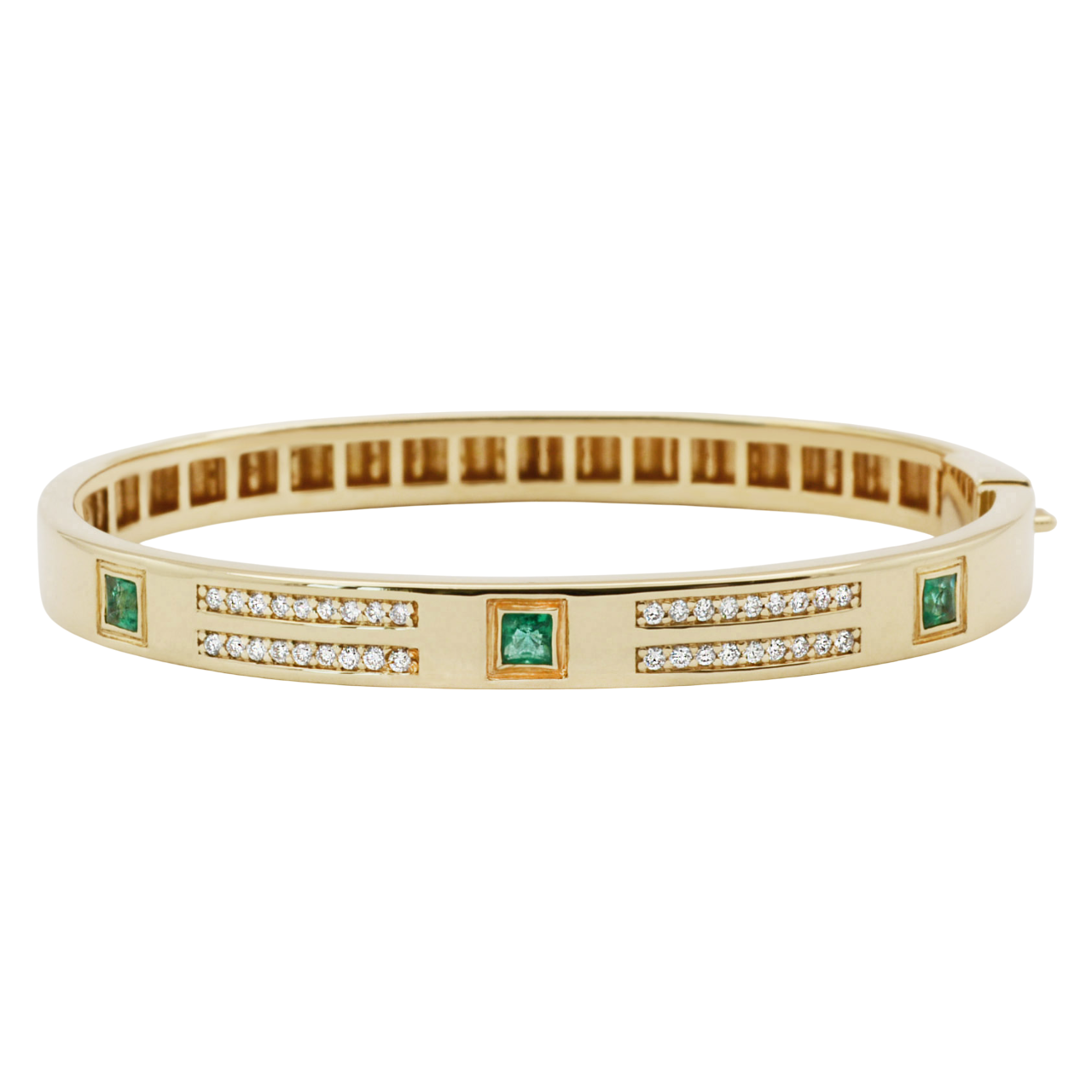 Harmony Emerald Bangle
