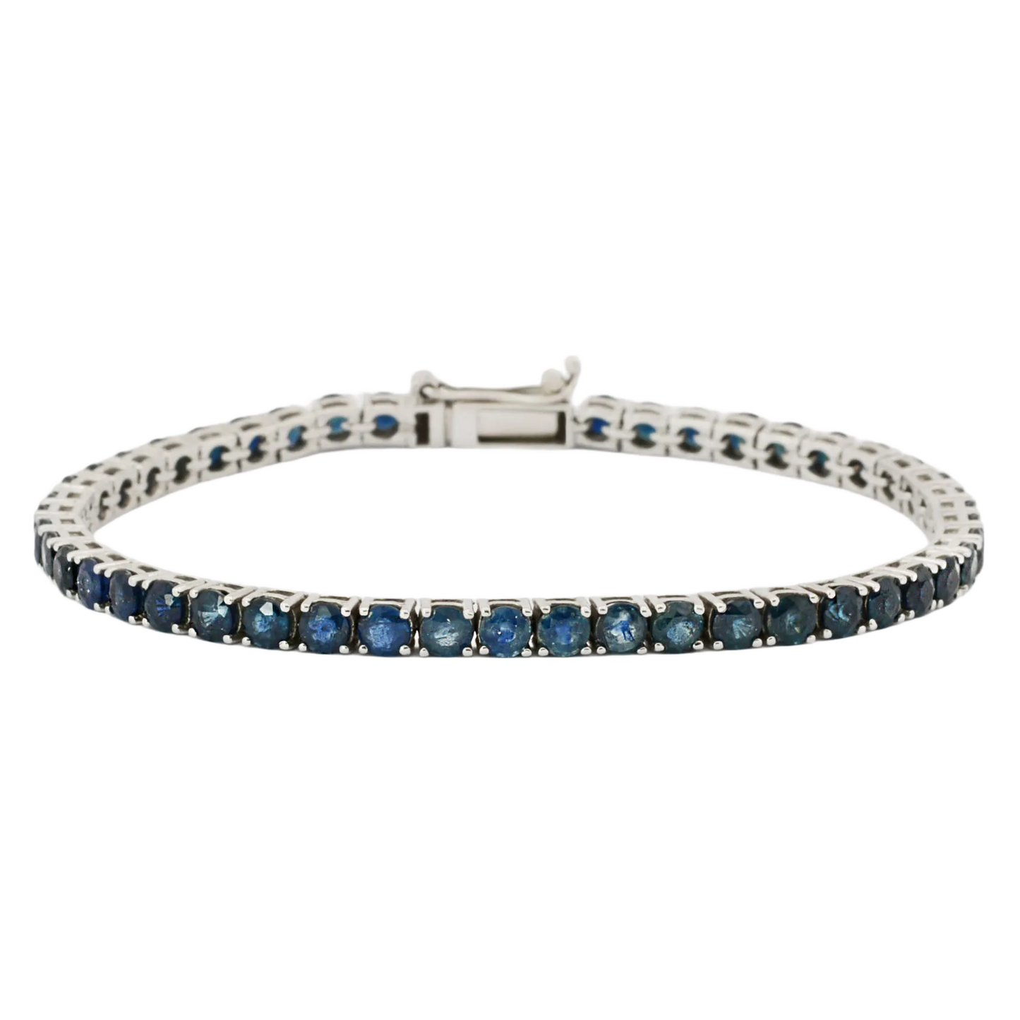 Blue Sapphire Tennis Bracelet