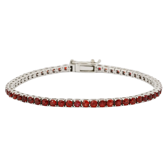 Ruby Tennis Bracelet