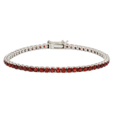 Ruby Tennis Bracelet