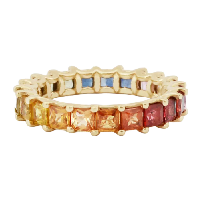 Iris Sapphire Eternity Band