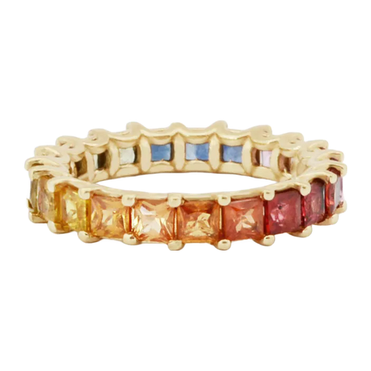 Iris Sapphire Eternity Band
