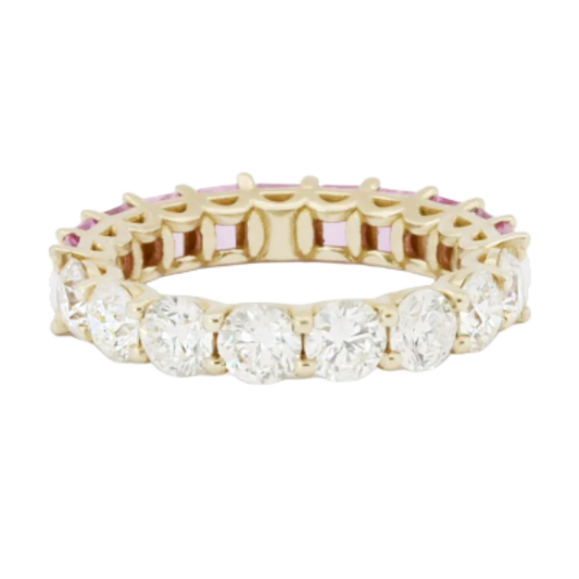 Diamond & Sapphire Eternity Band