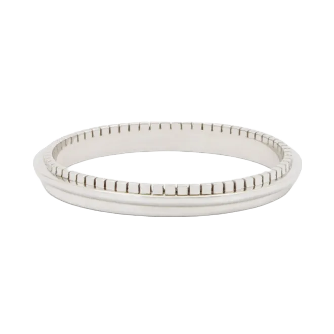 Beaded Step Stacker Ring