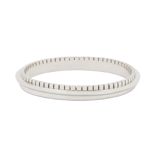 Beaded Step Stacker Ring