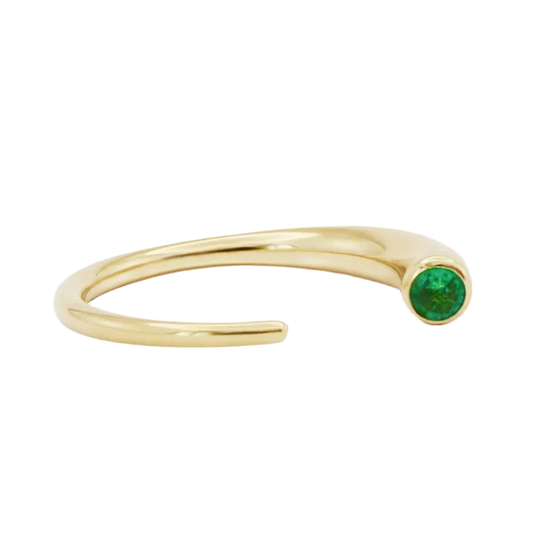Shooting Star Birthstone Ring