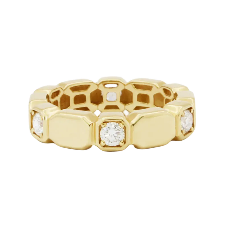 Bella Alternating Diamond Band