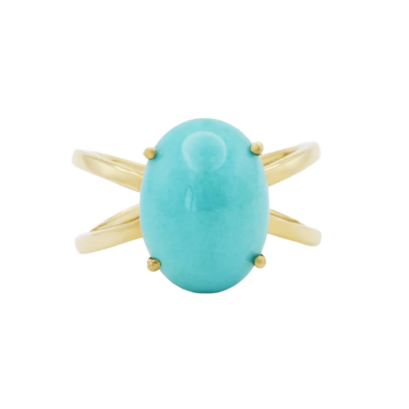 X Split Shank Engagement Ring