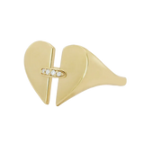 Linked Heart Ring