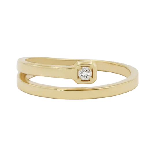 Bella Diamond Coil Ring