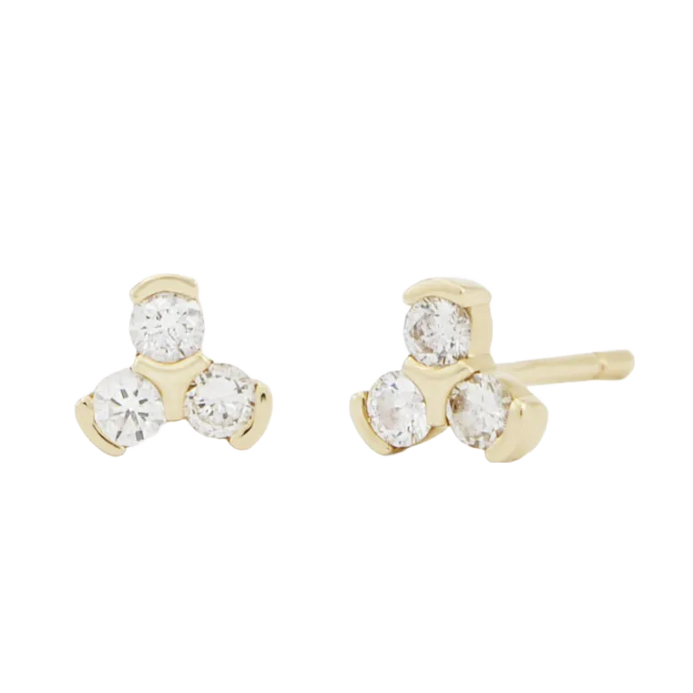 Diamond Trio Stud