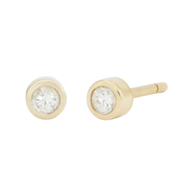 Diamond Bezel Stud