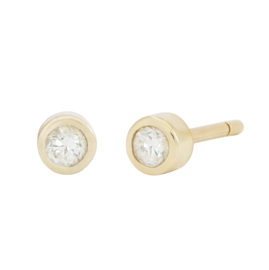 Diamond Bezel Stud
