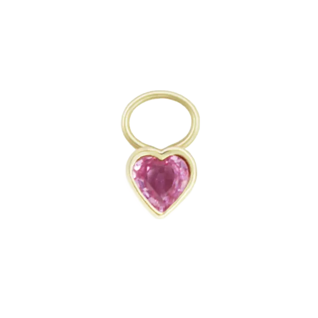 Heart Hoop Charm