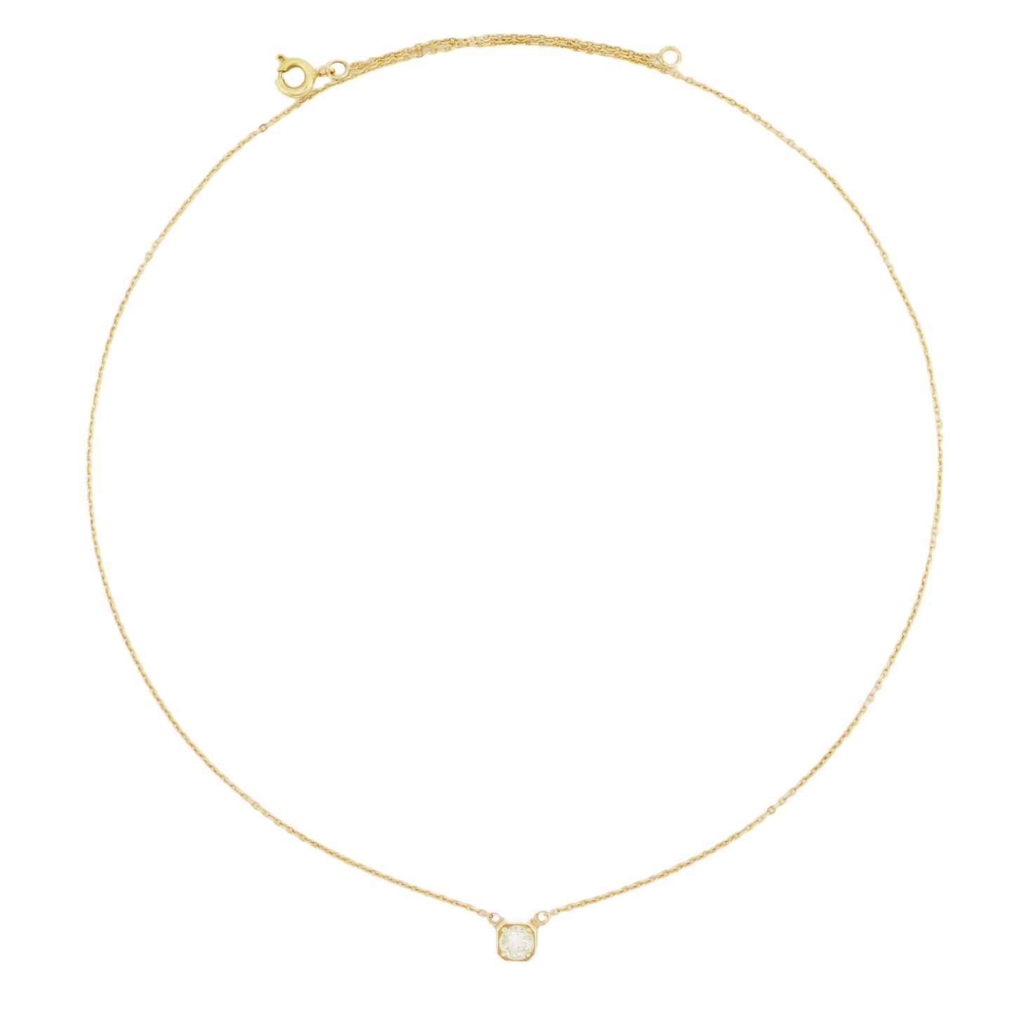 Bella Single Diamond Chain Necklace
