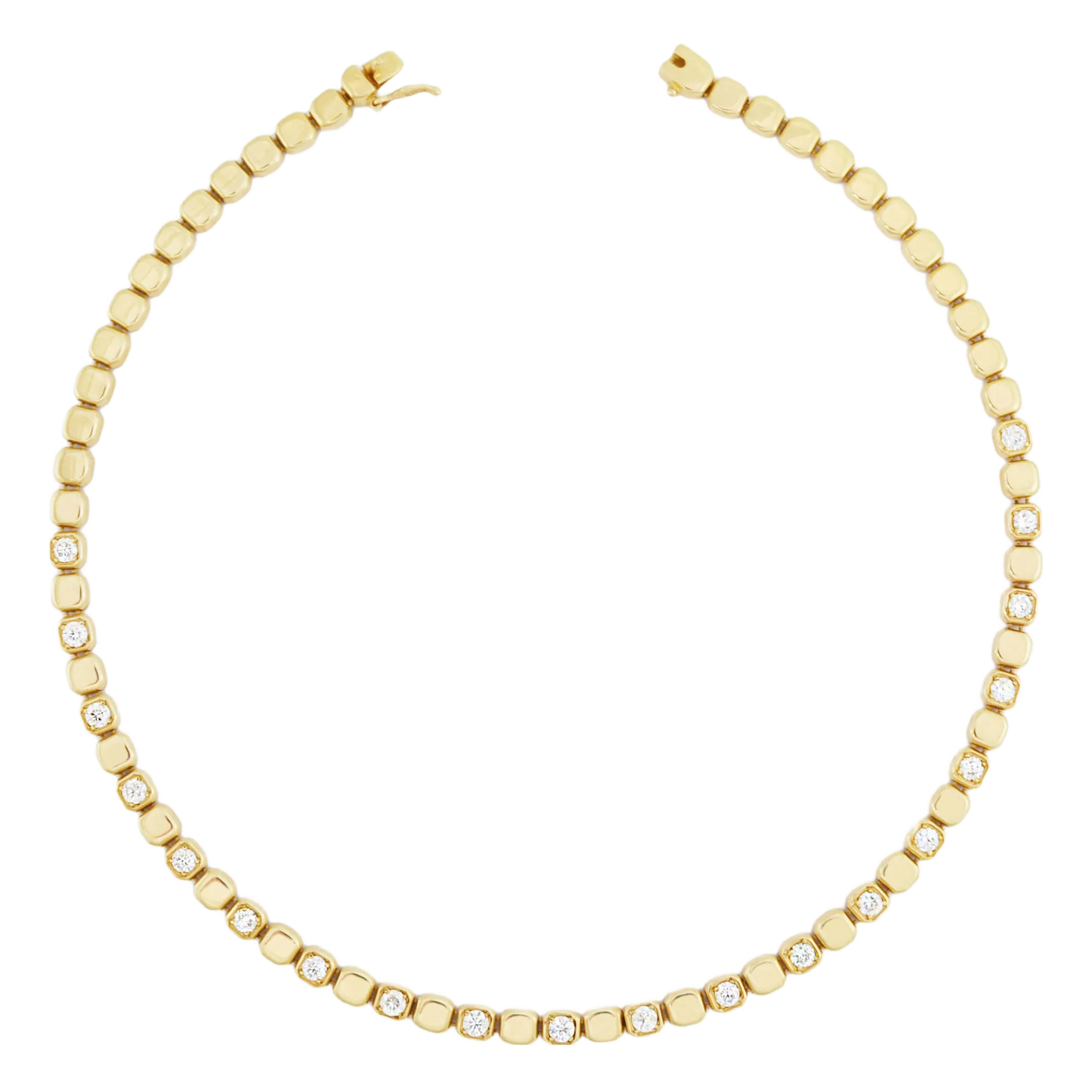Bella Alternating Diamond Tennis Necklace