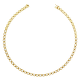 Bella Half Way Diamond Tennis Necklace